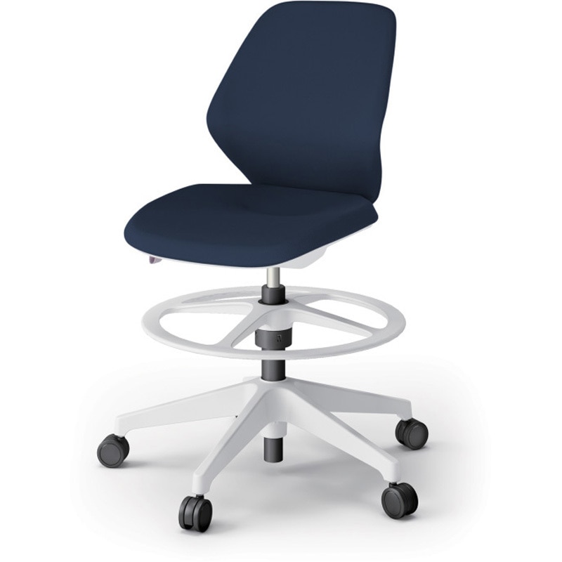 KG-920PVP-WWB2 キュアチェア ハイポジション クロスバック  肘なし 樹脂脚 PV張地<配送時組立サービス付> 1台 イトーキ 【通販モノタロウ】