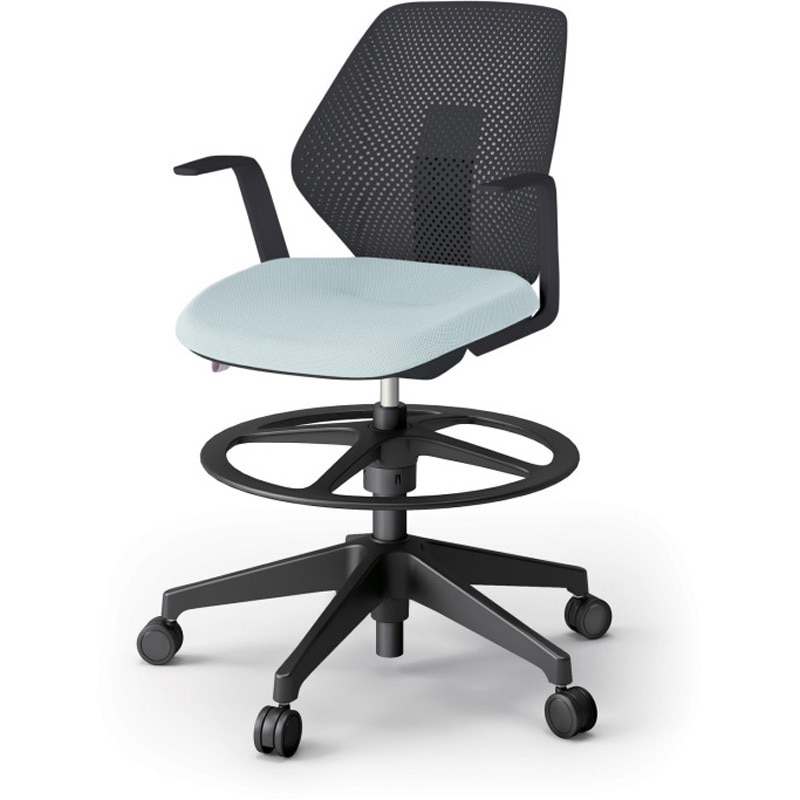 KG-965SCP-TTE6 キュアチェア ハイポジション 樹脂メッシュバック  肘付 樹脂脚 SC張地<配送時組立サービス付> 1台 イトーキ 【通販モノタロウ】