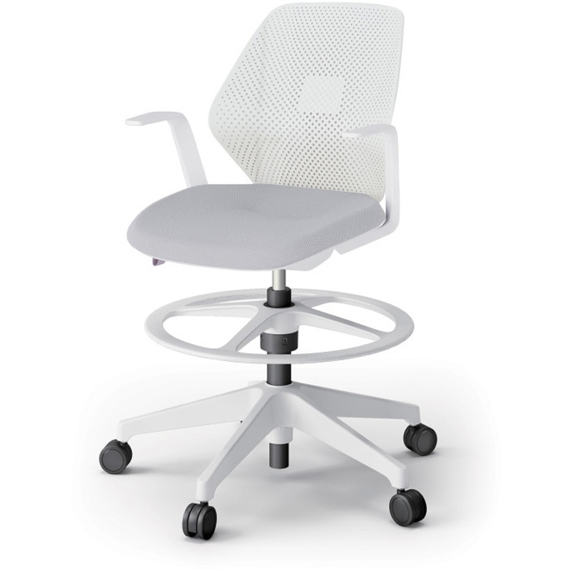 KG-965SCP-WWT7 キュアチェア ハイポジション 樹脂メッシュバック  肘付 樹脂脚 SC張地<配送時組立サービス付> 1台 イトーキ 【通販モノタロウ】