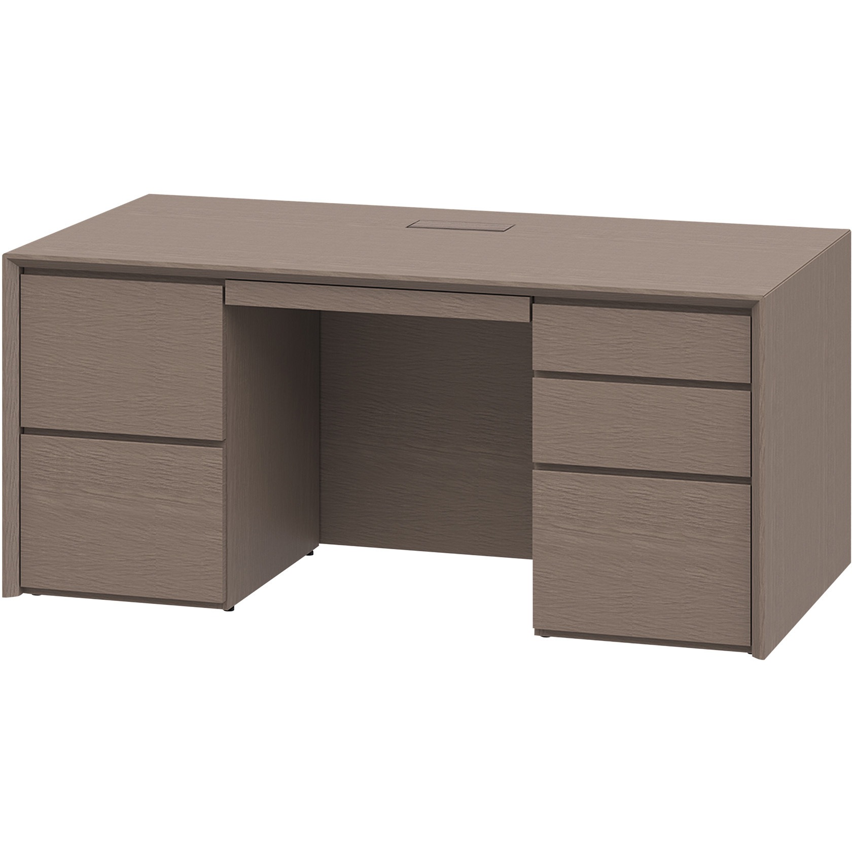 GRA-168CBB-77 グランセンス 両袖机(配線対応天板)<配送時組立サービス付> イトーキ ホワイト 高さ720mm幅1600mm奥行850mm  GRA-168CBB-77