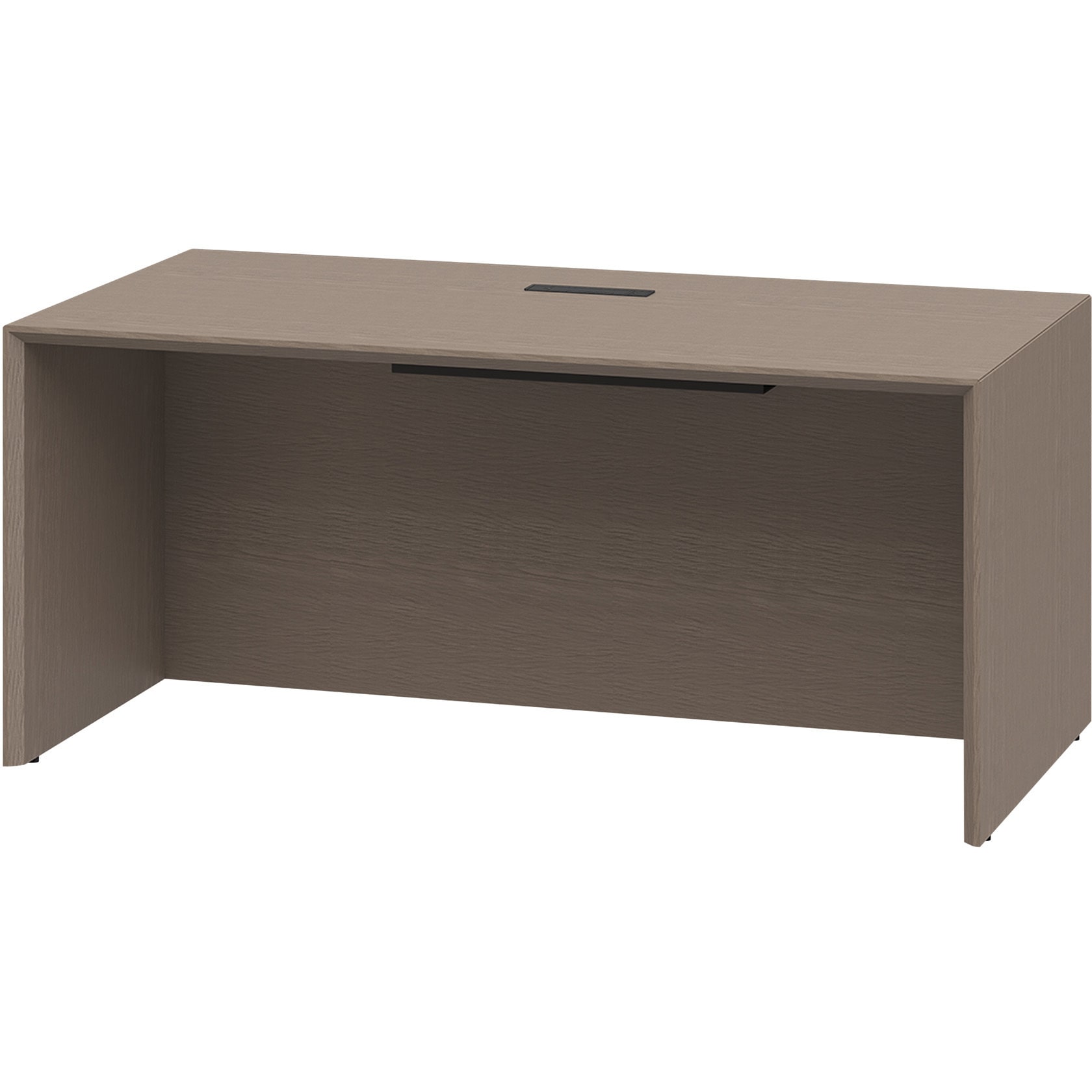 GRA-168CAA-77 グランセンス 平机(配線キャップ付)<配送時組立サービス付> イトーキ ホワイト 高さ720mm幅1600mm奥行850mm GRA-168CAA-77