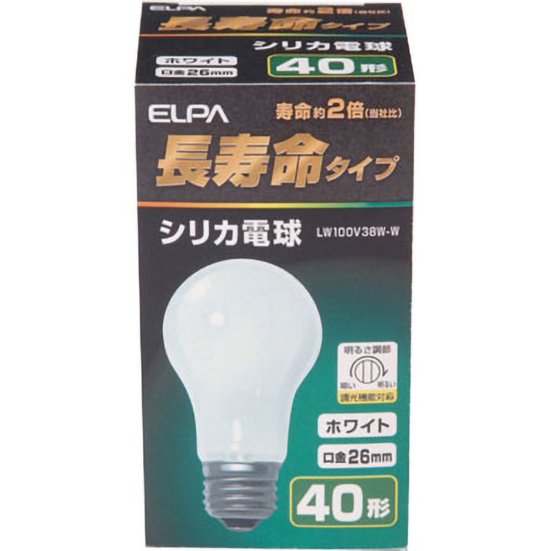 LW100V38W-W 長寿命シリカ 1個 ELPA 【通販モノタロウ】