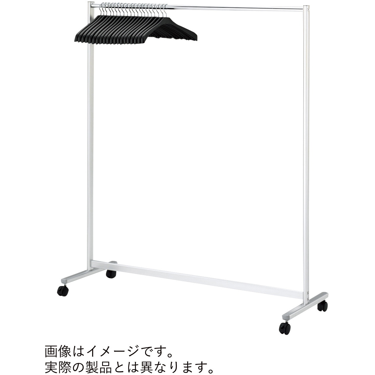 VWH-215CS-WH コートハンガー アルミフレーム キャスター付<配送時組立サービス付> イトーキ 高さ1700mm幅1500mm奥行500mm VWH-215CS-WH