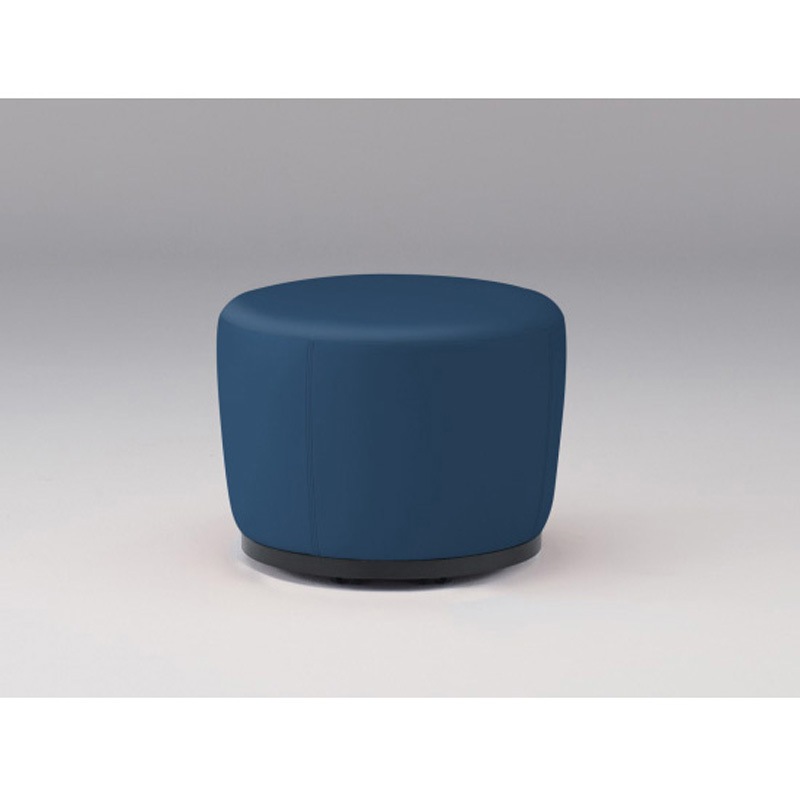 LRX-150D-B2 コボル 1人掛けラウンドタイプ キャスター付<配送時組立サービス付> イトーキ ネイビーブルー色 高さ420mm幅550mm奥行550mm  LRX-150D-B2 53,988円