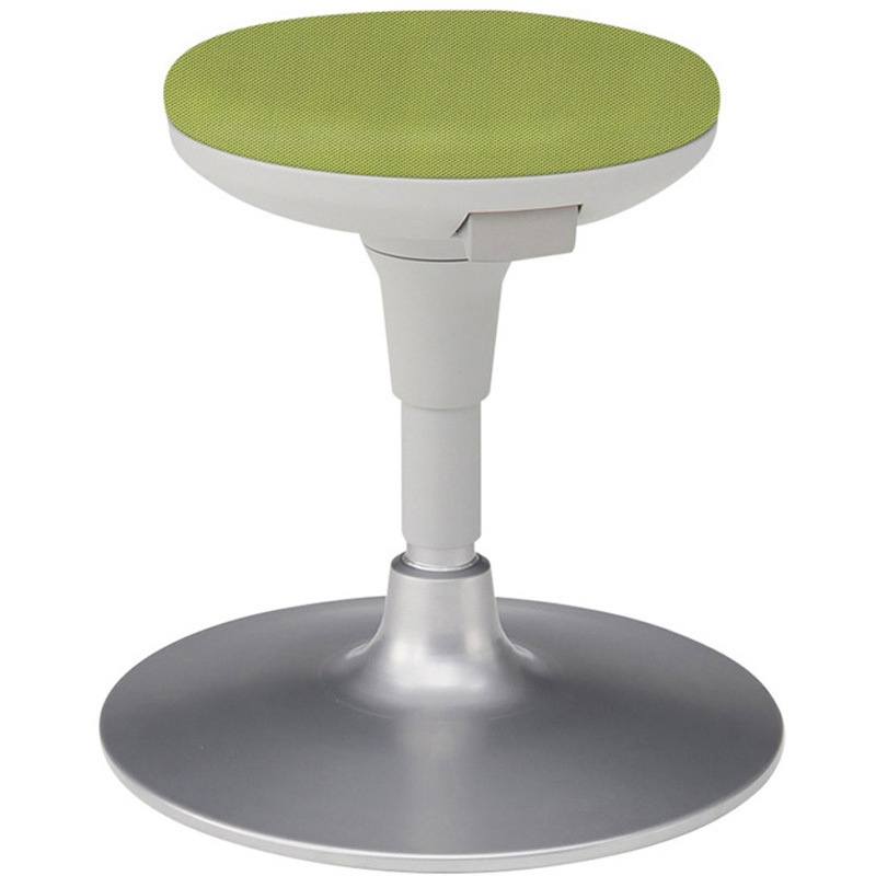 KSK-683PV-Q6 サポートスツール2 円盤脚 張地PV<配送時組立サービス付> イトーキ モスグリーン色 高さ400mm幅500mm奥行500mm  KSK-683PV-Q6 37,687円