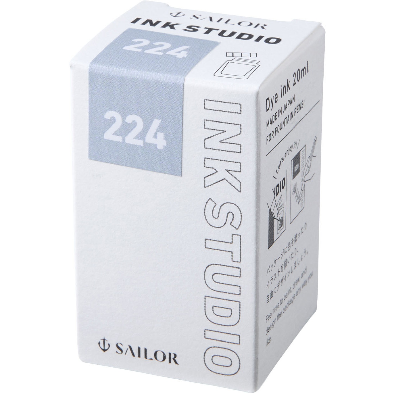 131300224 万年筆用ボトルインク INK STUDIO 染料 20ml セーラー万年筆