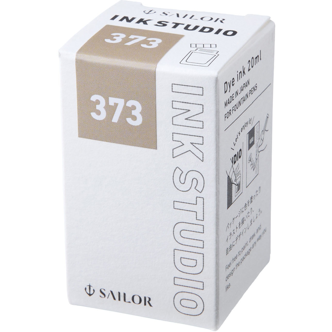 131300373 万年筆用ボトルインク INK STUDIO 染料 20ml セーラー万年筆