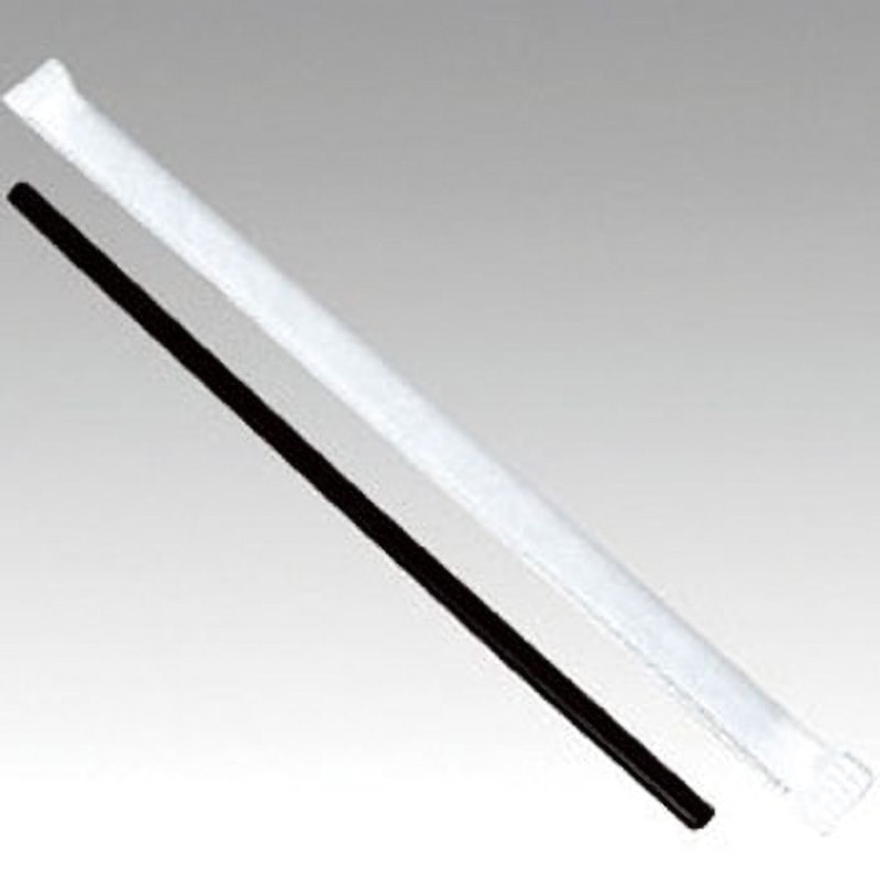 紙袋入 エコノミーストローK 春日商事 外装あり 黒色 20000個入 直径4.5mm 13,666円