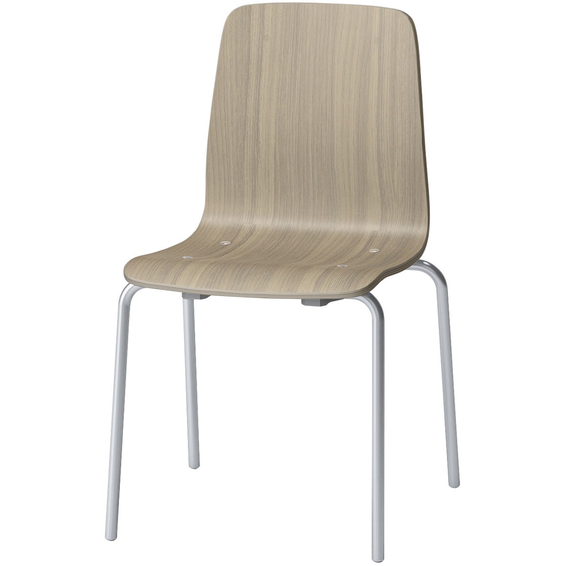 SLC-01N-Z571 スコーレチェア 4本脚タイプ 背座ヌードタイプ <配送時組立サービス付> イトーキ ホワイト スタッキング3脚 材質スチール塗装仕上脚 高さ786mm幅465mm奥行476mm  SLC-01N-Z571 19,695円