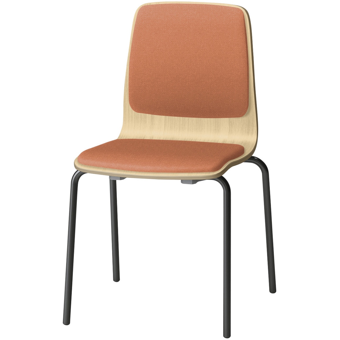 SLC-01P3T192D3 スコーレチェア 4本脚タイプ 背座パッドタイプ 張地D<配送時組立サービス付> イトーキ ホワイト スタッキング3脚 材質スチール塗装仕上脚 高さ786mm幅465mm奥行476mm  SLC-01P3T192D3 29,585円