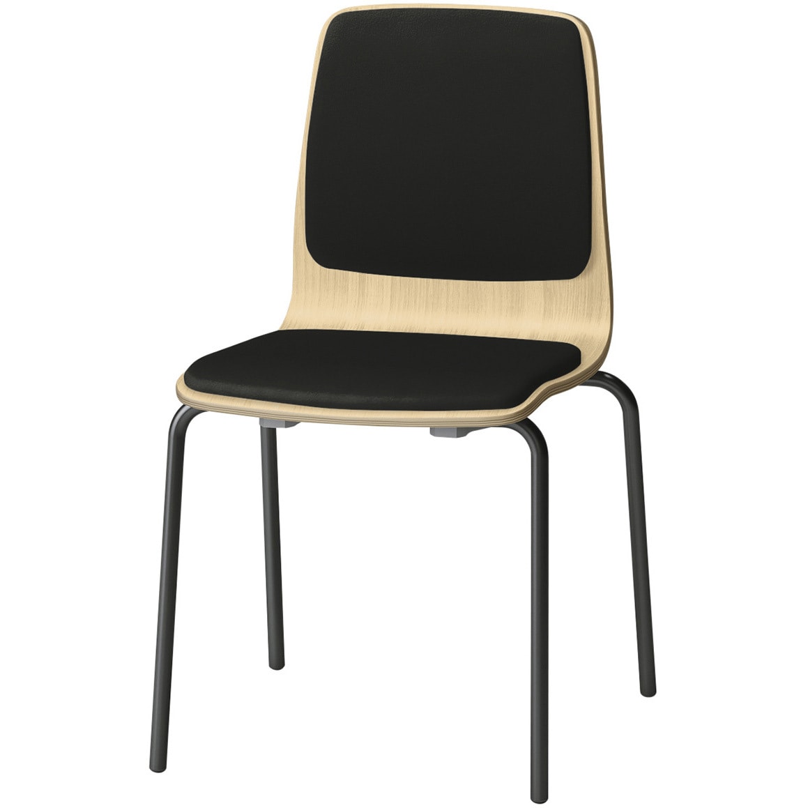 SLC-01P2T192T1 スコーレチェア 4本脚タイプ 背座パッドタイプ 張地DL<配送時組立サービス付> イトーキ ホワイト スタッキング3脚 材質スチール塗装仕上脚 高さ786mm幅465mm奥行476mm  SLC-01P2T192T1 26,995円