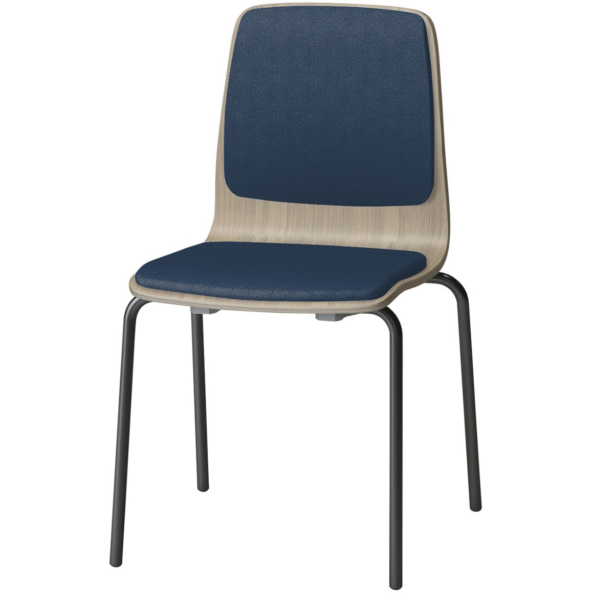 SLC-01P4T171B2 スコーレチェア 4本脚タイプ 背座パッドタイプ 張地PV<配送時組立サービス付> イトーキ ホワイト スタッキング3脚 材質スチール塗装仕上脚 質量6.6kg  SLC-01P4T171B2 28,105円