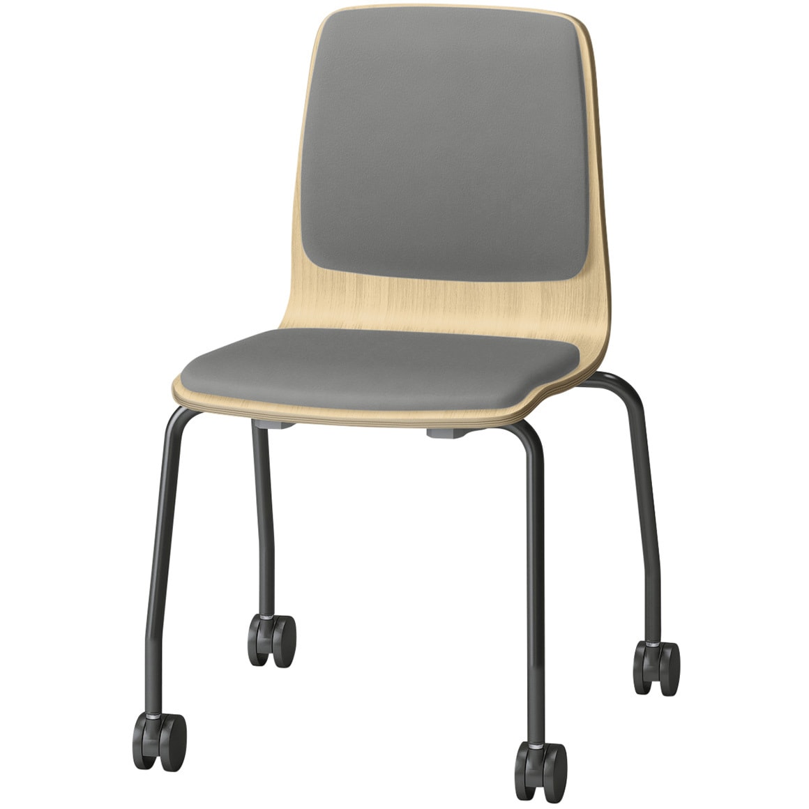 SLC-03P2T192C4 スコーレチェア キャスター脚 背座パッドタイプ 張地DL<配送時組立サービス付> イトーキ ホワイト スタッキング3脚 材質スチール塗装仕上脚 高さ786mm幅514mm奥行476mm  SLC-03P2T192C4 27,986円