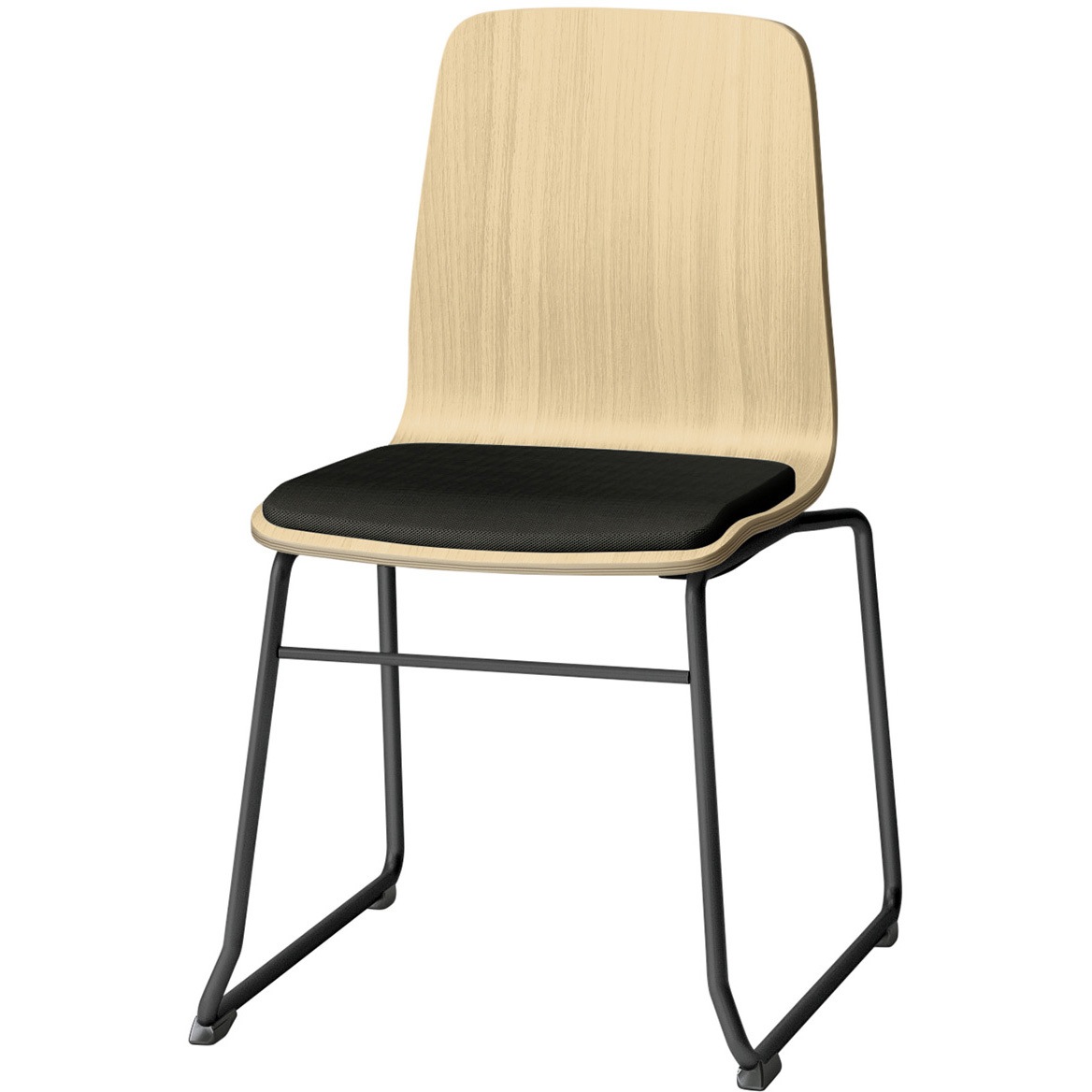 SLC-02S4T192T1 スコーレチェア ループ脚 座パッドタイプ   張地PV<配送時組立サービス付> イトーキ ホワイト スタッキング3脚 材質スチール塗装仕上脚 質量7kg  SLC-02S4T192T1