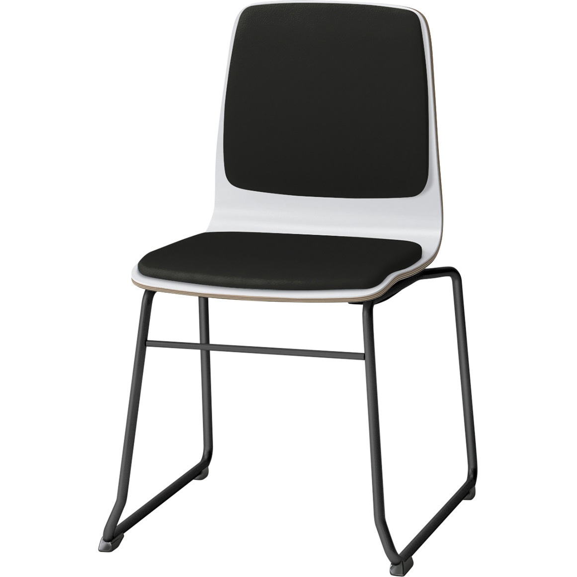 SLC-02P2T1W9T1 スコーレチェア ループ脚 背座パッドタイプ 張地DL<配送時組立サービス付> イトーキ ホワイト スタッキング3脚 材質スチール塗装仕上脚 高さ787mm幅472mm奥行517mm  SLC-02P2T1W9T1 27,986円