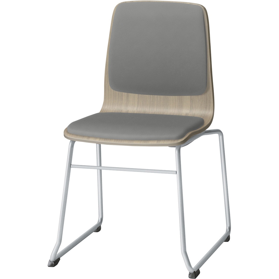 SLC-02P2Z571C4 スコーレチェア ループ脚 背座パッドタイプ 張地DL<配送時組立サービス付> イトーキ ホワイト スタッキング3脚 材質スチール塗装仕上脚 高さ787mm幅472mm奥行517mm  SLC-02P2Z571C4