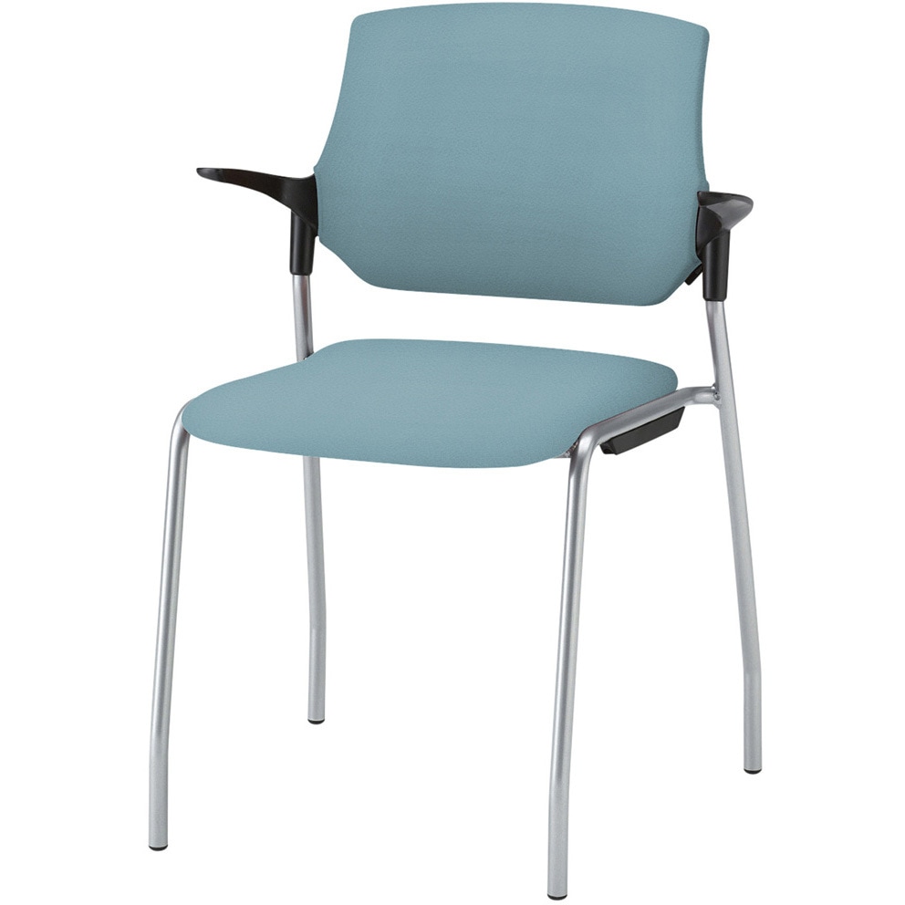 KLC-545DK-ZTS4 ステンザチェア クロスバック<配送時組立サービス付> イトーキ ホワイト 質量5.1kg 高さ775mm幅585mm奥行545mm  KLC-545DK-ZTS4