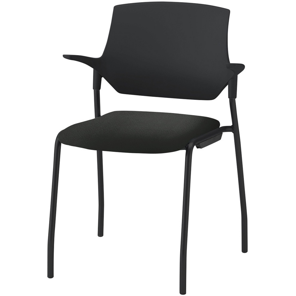 KLC-535DK-TTT1 ステンザチェア 樹脂バック<配送時組立サービス付> イトーキ ホワイト 質量5.1kg 高さ775mm幅585mm奥行545mm  KLC-535DK-TTT1