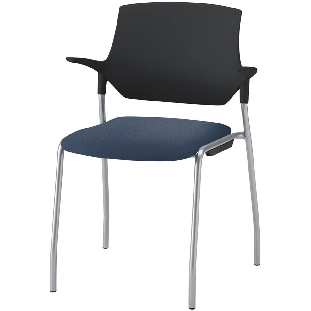 KLC-535DK-ZTN2 ステンザチェア 樹脂バック<配送時組立サービス付> イトーキ ホワイト 質量5.1kg 高さ775mm幅585mm奥行545mm  KLC-535DK-ZTN2