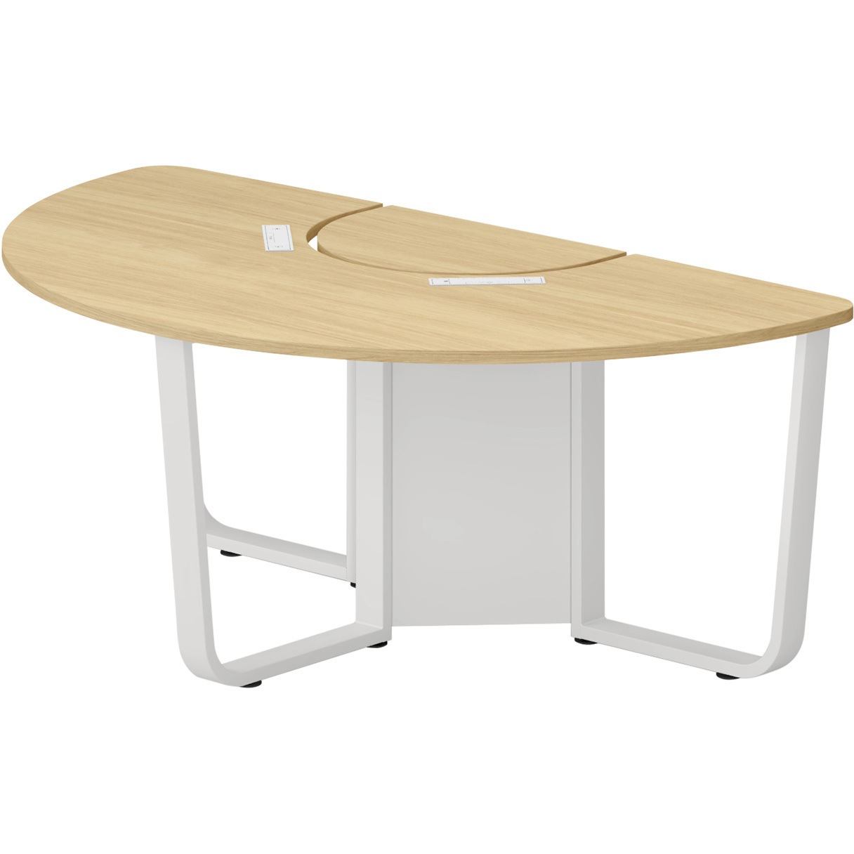 DPW-180MCS-W992 パノラ 4人用テーブル H720 2トーンカラー<配送時組立サービス付> イトーキ メラミン化粧板 ホワイトオークM 幅1800mm奥行1000mm  DPW-180MCS-W992 149,900円