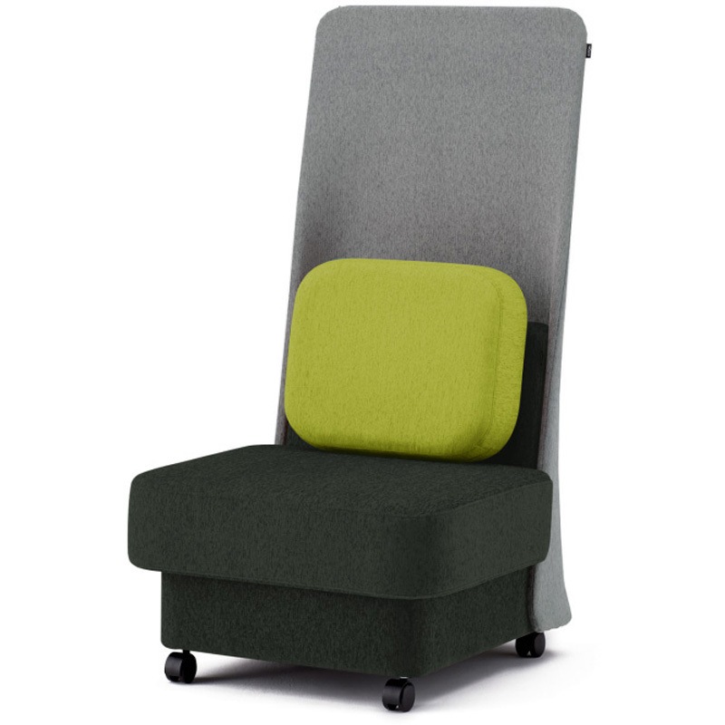 LMC-07HSC-W3Q6 ピナモ 1シーターソファ アームレス ハイバック<配送時組立サービス付> イトーキ 高さ1330mm幅675mm奥行765mm  LMC-07HSC-W3Q6