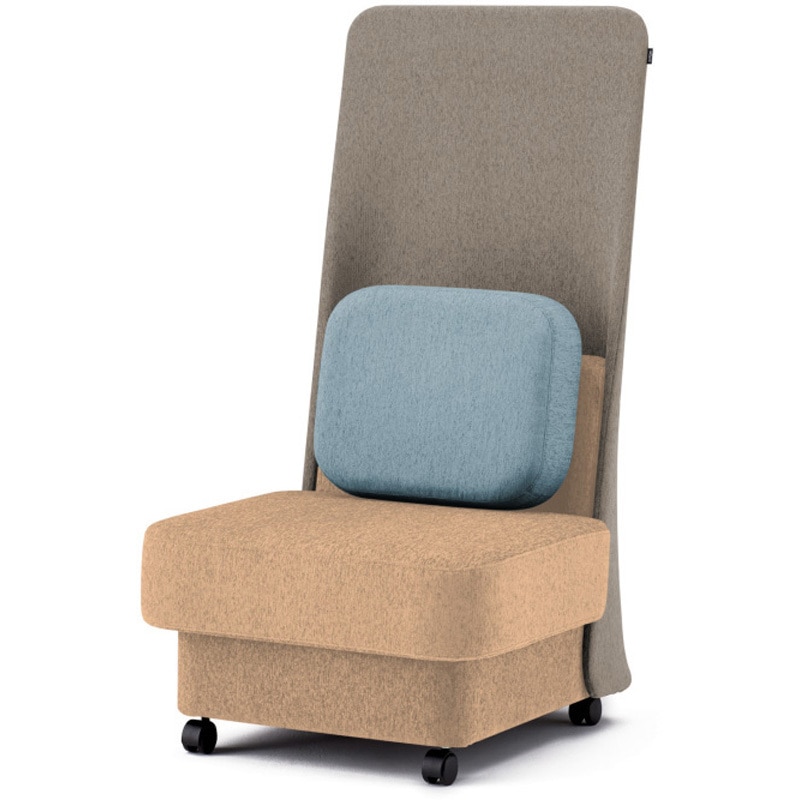 LMC-07HSC-Y6S5 ピナモ 1シーターソファ アームレス ハイバック<配送時組立サービス付> イトーキ 高さ1330mm幅675mm奥行765mm  LMC-07HSC-Y6S5 124,900円