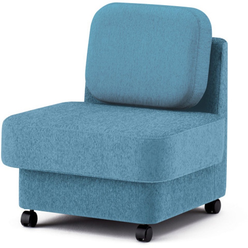 LMC-07LSC-S5S5 ピナモ 1シーターソファ アームレス ローバック<配送時組立サービス付> イトーキ 高さ810mm幅675mm奥行740mm  LMC-07LSC-S5S5