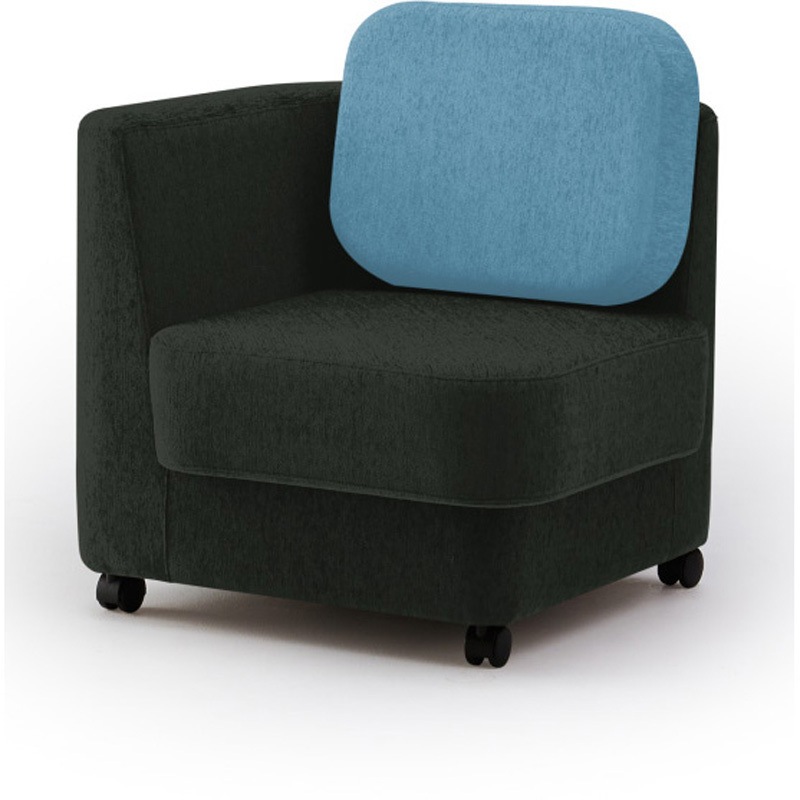 LMC-07LCC-W3S5 ピナモ 1シーターソファ ローバック<配送時組立サービス付> イトーキ 高さ810mm幅740mm奥行740mm  LMC-07LCC-W3S5