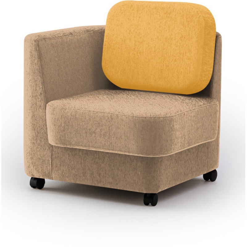 LMC-07LCC-Y6Y5 ピナモ 1シーターソファ ローバック<配送時組立サービス付> イトーキ 高さ810mm幅740mm奥行740mm  LMC-07LCC-Y6Y5