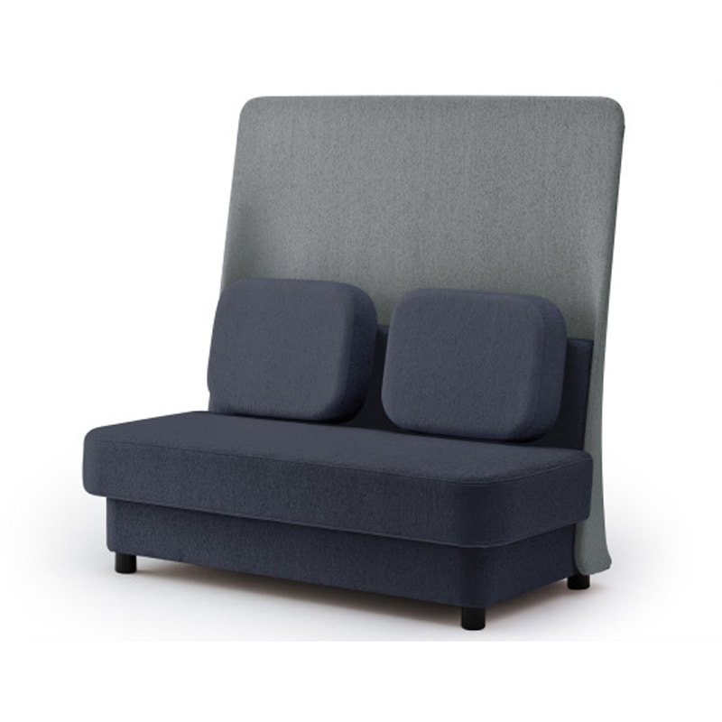 LMC-13HSC-N2N2 ピナモ 2シーターソファ ハイバック 固定脚<配送時組立サービス付> イトーキ 高さ1330mm幅1350mm奥行765mm  LMC-13HSC-N2N2