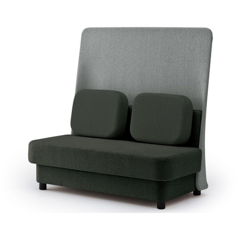 LMC-13HSC-W3W3 ピナモ 2シーターソファ ハイバック 固定脚<配送時組立サービス付> イトーキ 高さ1330mm幅1350mm奥行765mm  LMC-13HSC-W3W3