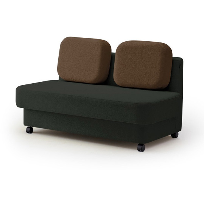 LMC-13LSCC-W3K1 ピナモ 2シーターソファ ローバック キャスター付<配送時組立サービス付> イトーキ 高さ810mm幅1350mm奥行740mm  LMC-13LSCC-W3K1