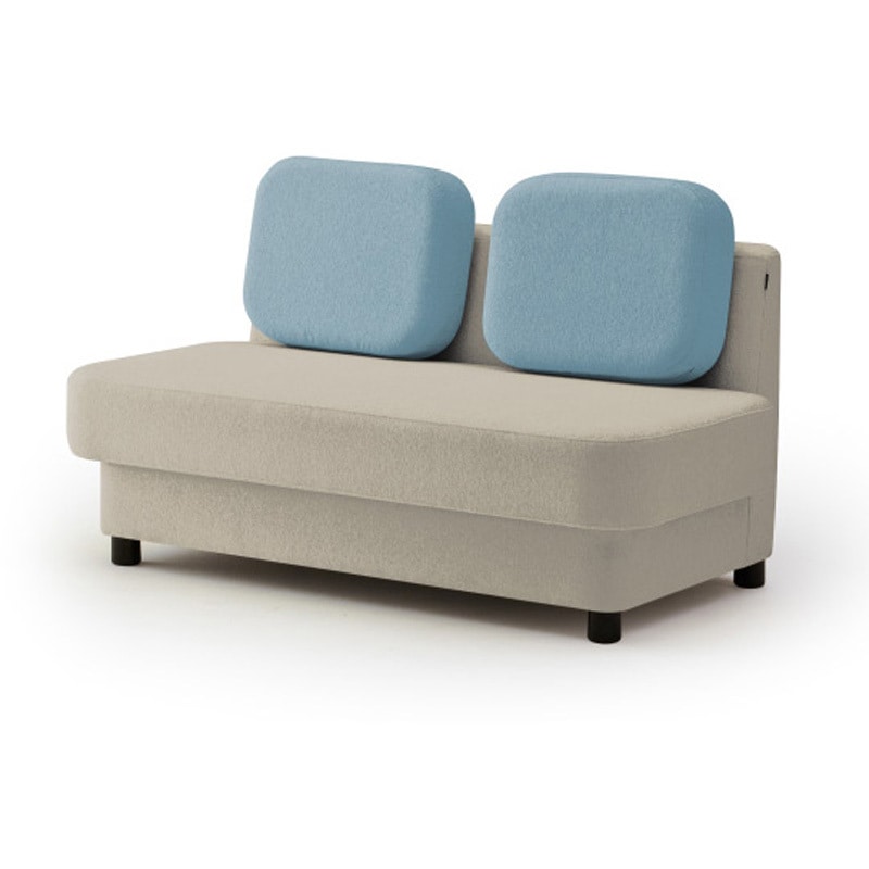 LMC-13LSC-F6S5 ピナモ 2シーターソファ ローバック 固定脚<配送時組立サービス付> イトーキ 高さ810mm幅1350mm奥行740mm  LMC-13LSC-F6S5