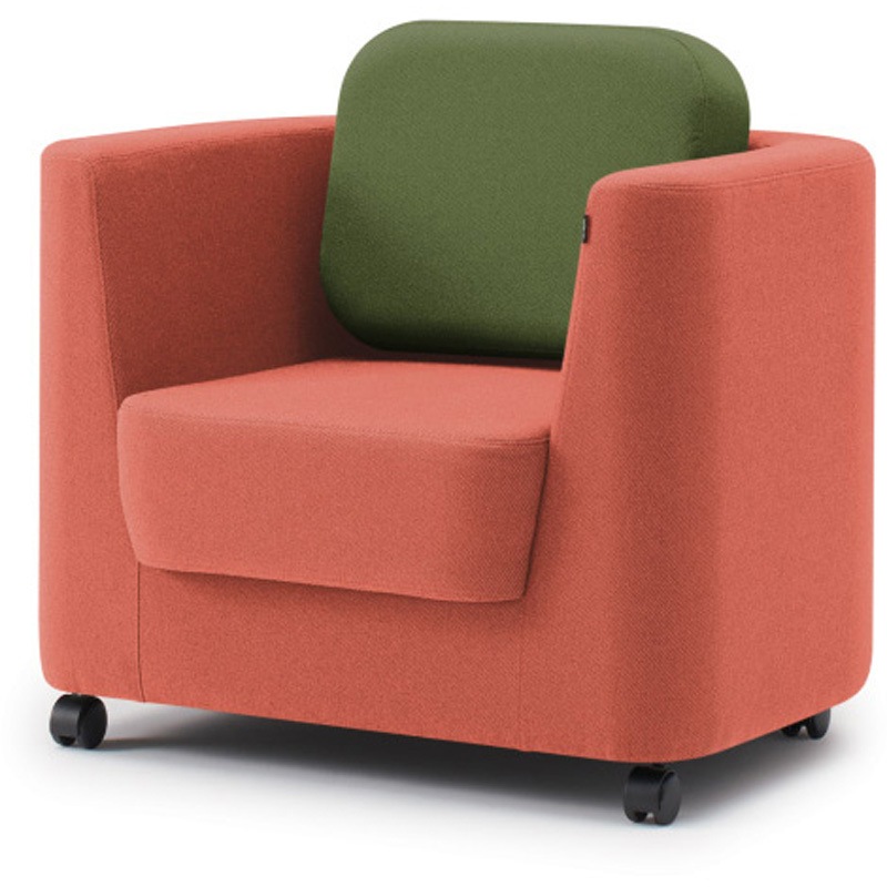 LMC-08LBCC-D3Q3 ピナモ アームチェア ローバック キャスター脚<配送時組立サービス付> イトーキ 高さ810mm幅850mm奥行740mm  LMC-08LBCC-D3Q3