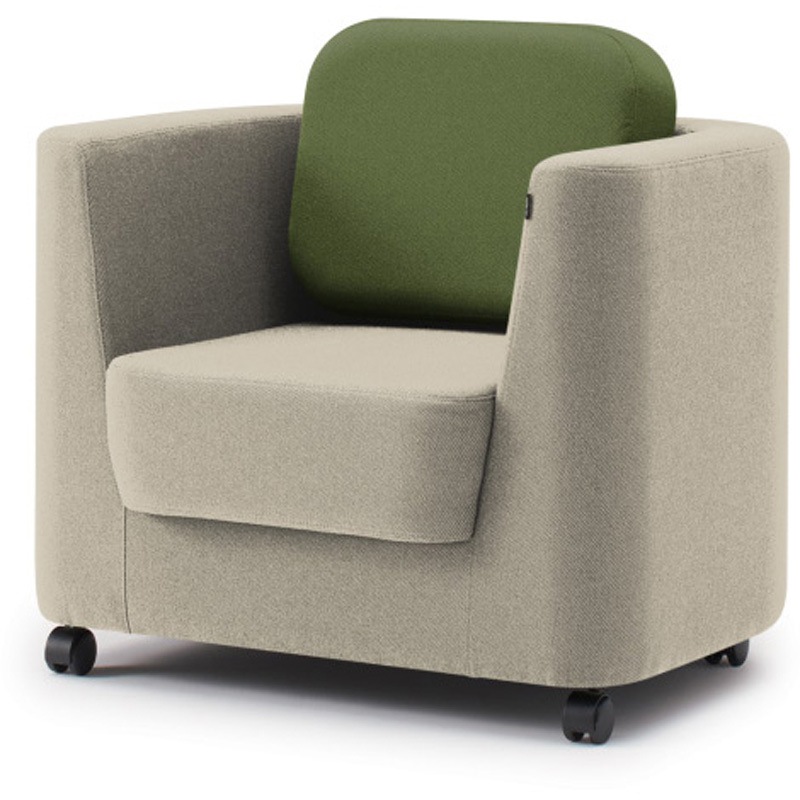 LMC-08LBCC-F6Q3 ピナモ アームチェア ローバック キャスター脚<配送時組立サービス付> イトーキ 高さ810mm幅850mm奥行740mm  LMC-08LBCC-F6Q3