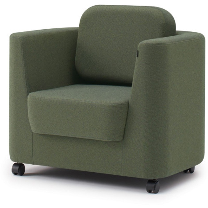 LMC-08LBCC-Q2Q2 ピナモ アームチェア ローバック キャスター脚<配送時組立サービス付> イトーキ 高さ810mm幅850mm奥行740mm  LMC-08LBCC-Q2Q2