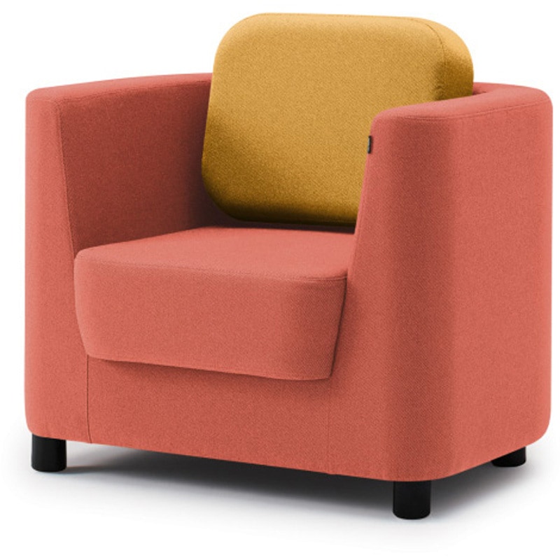 LMC-08LBCA-D3Y5 ピナモ アームチェア ローバック 固定脚<配送時組立サービス付> イトーキ 高さ810mm幅850mm奥行740mm  LMC-08LBCA-D3Y5