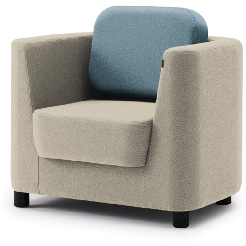 LMC-08LBCA-F6S5 ピナモ アームチェア ローバック 固定脚<配送時組立サービス付> イトーキ 高さ810mm幅850mm奥行740mm  LMC-08LBCA-F6S5