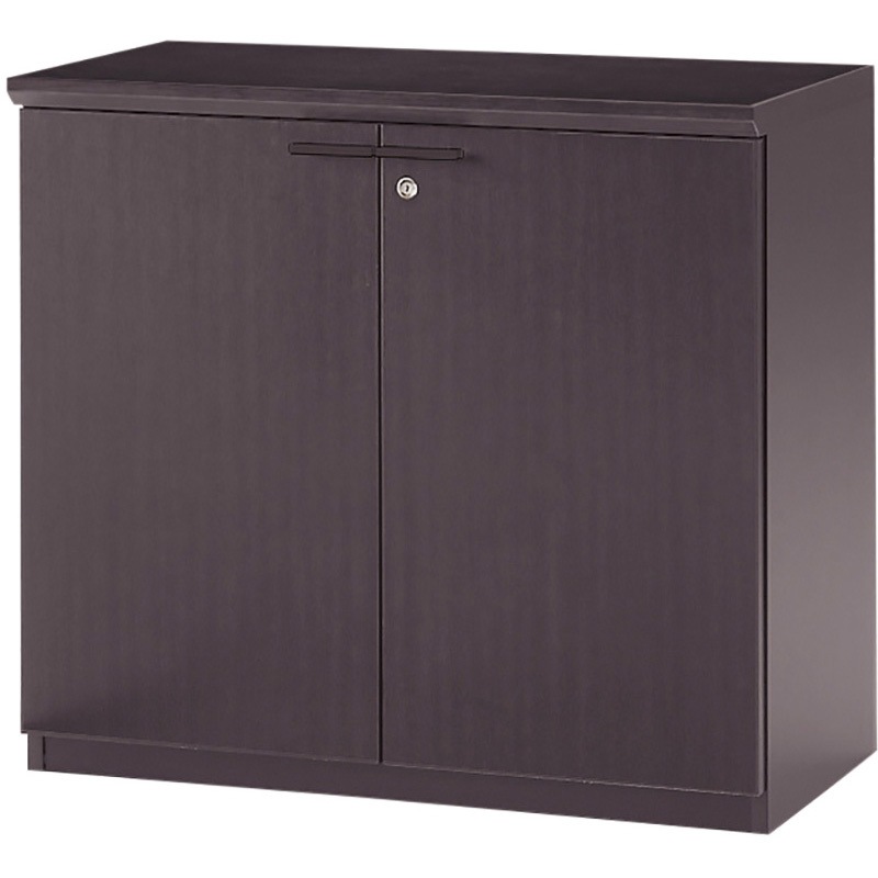 PLA-079HB-88 プレジール ローキャビネット 両開き<配送時組立サービス付> イトーキ セピア色 幅902mm奥行450mm高さ765mm  PLA-079HB-88