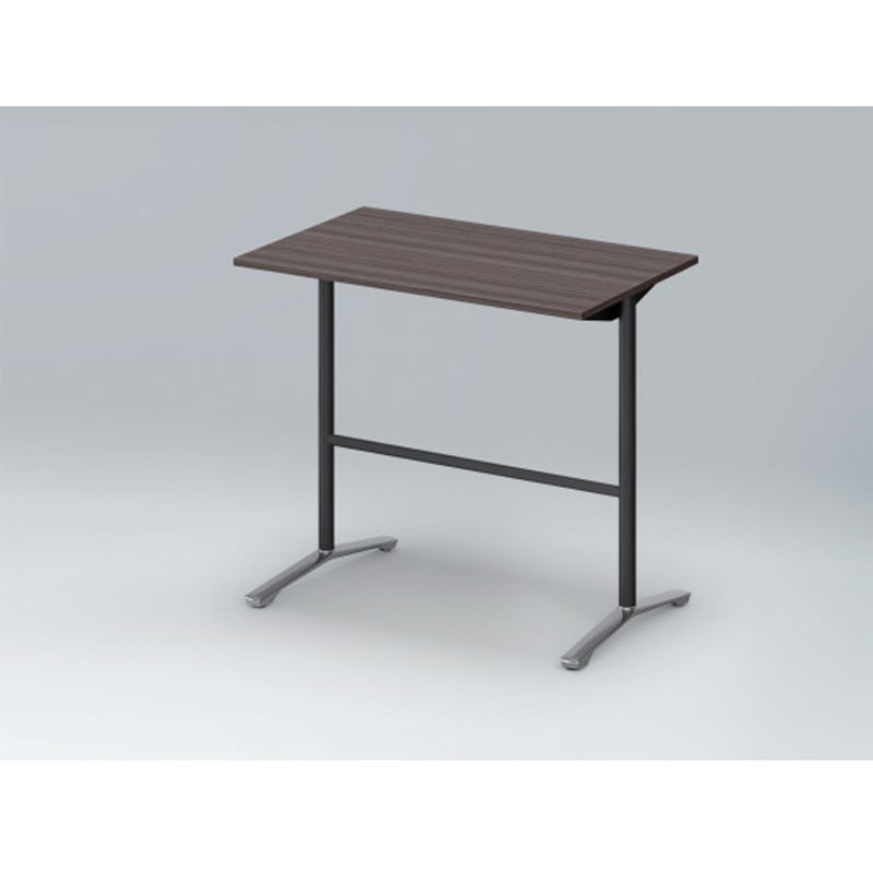 DDJH-127HNPA1PR ホバーテーブル ハイタイプ T脚角型 アルミミラー脚 配線なし 1200×750<配送時組立サービス付> 1台 イトーキ 【通販モノタロウ】