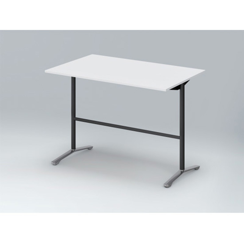 DDJH-159HNPA1PL ホバーテーブル ハイタイプ T脚角型 アルミミラー脚 配線なし 1500×900<配送時組立サービス付> 1台 イトーキ 【通販モノタロウ】