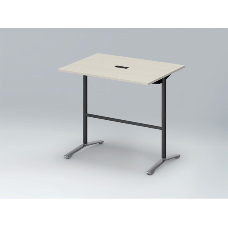 DDJH-129HHPA1PH ホバーテーブル ハイタイプ T脚角型 アルミミラー脚 配線対応キャップ 1200×900<配送時組立サービス付> 1台 イトーキ 【通販モノタロウ】 71,390円