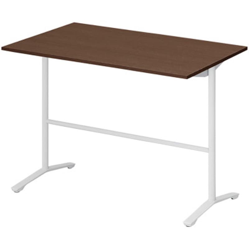 DDJH-159HNTA1WY ホバーテーブル ハイタイプ T脚角型 塗装脚 配線なし 1500×900<配送時組立サービス付> イトーキ ホワイト 高さ1000mm  DDJH-159HNTA1WY