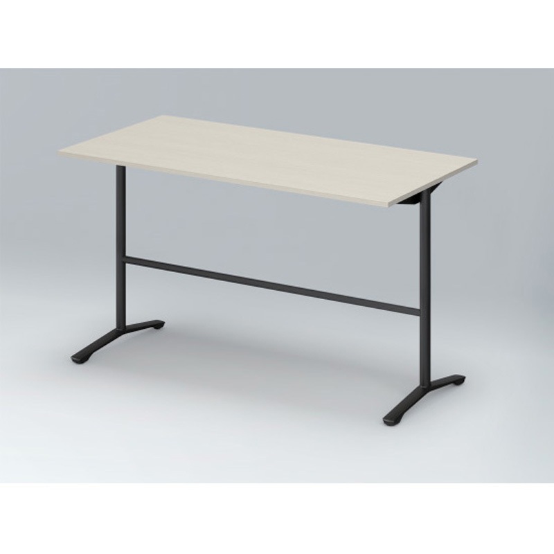 DDJH-189HNTA1TH ホバーテーブル ハイタイプ T脚角型 塗装脚 配線なし 1800×900<配送時組立サービス付> イトーキ ブラック 高さ1000mm  DDJH-189HNTA1TH