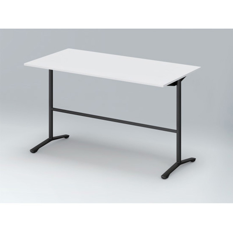 DDJH-189HNTA1TL ホバーテーブル ハイタイプ T脚角型 塗装脚 配線なし 1800×900<配送時組立サービス付> イトーキ ブラック 高さ1000mm  DDJH-189HNTA1TL