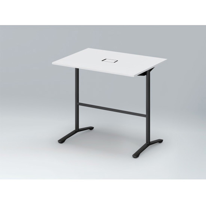 DDJH-129HWTA1TL ホバーテーブル ハイタイプ T脚角型 塗装脚 配線対応カバー 1200×900<配送時組立サービス付> 1台 イトーキ 【通販モノタロウ】 129,800円