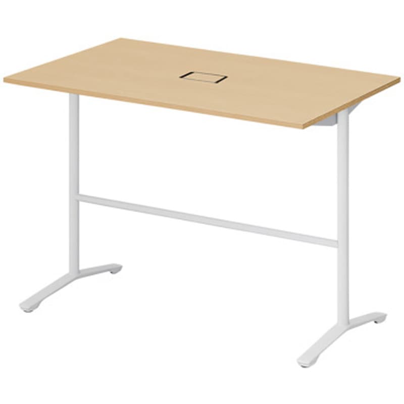 DDJH-159HWTA1WX ホバーテーブル ハイタイプ T脚角型 塗装脚 配線対応カバー 1500×900<配送時組立サービス付> 1台 イトーキ 【通販モノタロウ】 76,890円