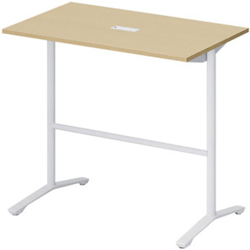 DDJH-127HHTA1WX ホバーテーブル ハイタイプ T脚角型 塗装脚 配線対応キャップ 1200×750<配送時組立サービス付> 1台 イトーキ 【通販モノタロウ】