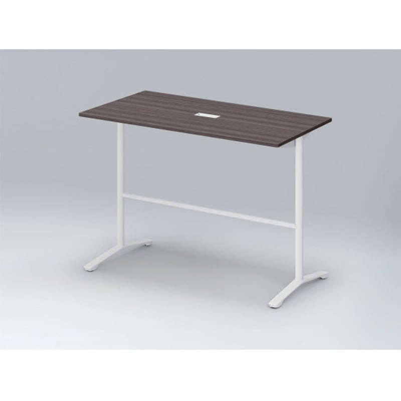 DDJH-157HHTA1WR ホバーテーブル ハイタイプ T脚角型 塗装脚 配線対応キャップ 1500×750<配送時組立サービス付> 1台 イトーキ 【通販モノタロウ】 129,800円