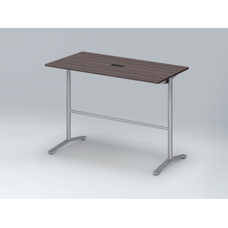 DDJH-157HHTA1ZR ホバーテーブル ハイタイプ T脚角型 塗装脚 配線対応キャップ 1500×750<配送時組立サービス付> 1台 イトーキ 【通販モノタロウ】 129,800円